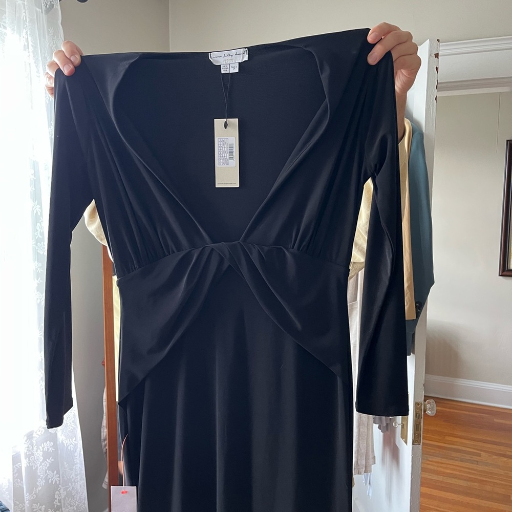 Never Fully Dressed black maxi dress